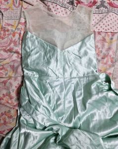 Elegant Mint Green Gown