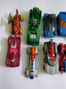 Collection of hot wheels cars