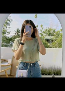 Vero Moda Sheer Crop Top