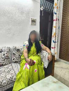 Elegant Green Floral Print Saree