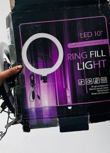USB LED Ring Light , video editing reels . rin