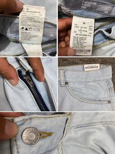 Light Wash straight baggy Jeans