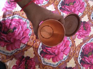 Pipal Copper Tumbler with Lid