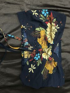 Floral Sundress crop top