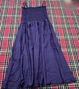 Purple Smocked Dress