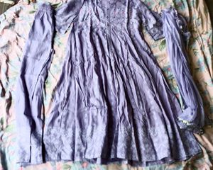 Lavender Kurta Set with Dupatta