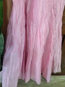 Pink Embellished Anarkali Dress