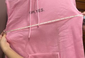 Pink 'OH YES' Hoodie - Size M