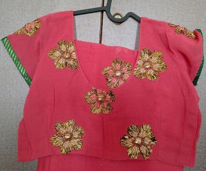 Pink Saree