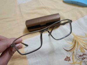 Stylish Brown Eyeglasses with Case