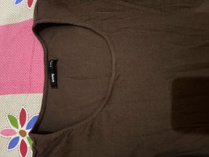 Brown Long Sleeve dress