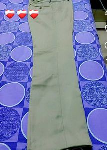 Beige Flared Pants Silim Fit
