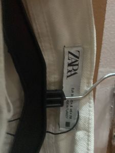 Zara White Flared Jeans