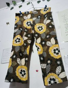 💖 Boho Floral Print Wide Leg Pants 🎀