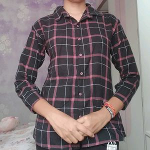 check shirt for women