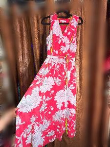 Vibrant Floral Sleeveless Maxi Dress