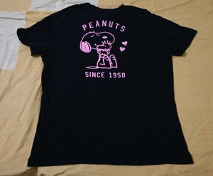 H&amp;M snoopy oversize tshirt