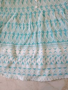 Elegant Sky Blue Kurta Set