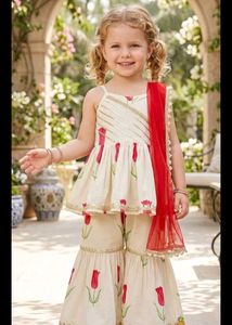 3-4 year Designer Girls Ethnic Wear Set