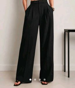 High Waisted Black Trousers