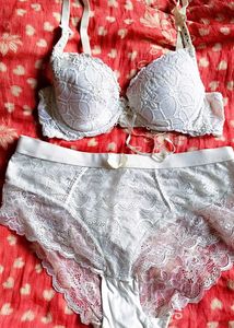 White Lace Bra & Panty Set
