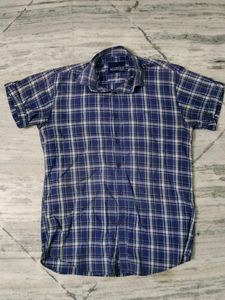 Allister Blue Plaid Short Sleeve Shirt