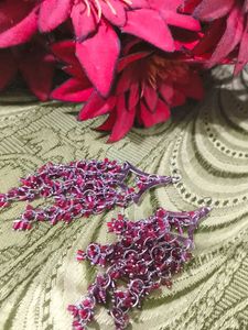 Stunning Beaded Dangle Earrings