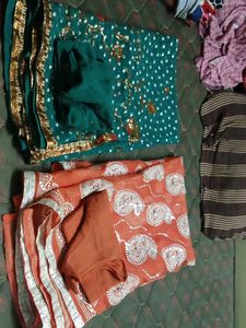 Two Sarees With Blouse