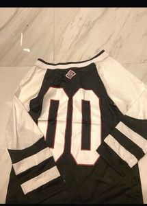 trending off shoulder jersey Pullover Sweat