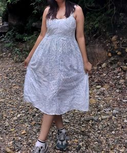 Bohemian Print Midi Dress