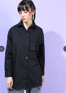 New Branded Oversized Black Shirt