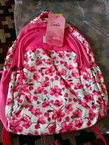 Genie Pink Floral Backpack new with tag