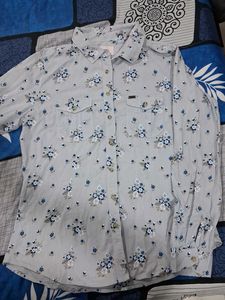 Floral Print Long Sleeve Shirt