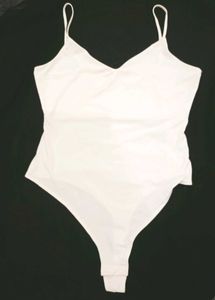 Classic White One-Piece Swimsuit