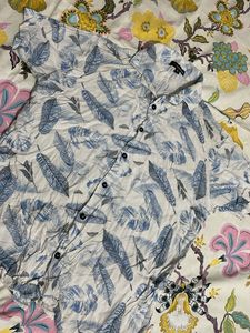 Leaf Print Shirt