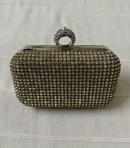 Sparkling Rhinestone Clutch Bag