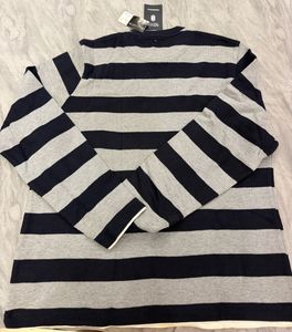 Striped Long Sleeve Top wollen