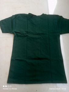 both for man and woman Comfortable Green T-Shirt w