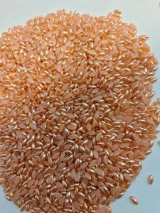 Peach &amp; Gold Seed Beads it's 550 gram