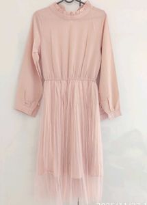 Tulle Dress In Pretty Pink