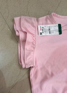 Pretty Pink Ruffled Top