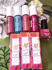 MyGlamm LIT Nail Enamel Set of 8