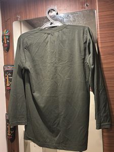 Olive Green Long Sleeve Tee