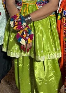 Silk Vibrant Ethnic dhoti and kurta ( kediya )