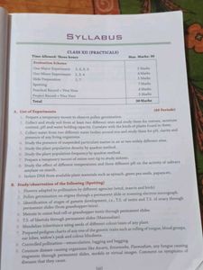 Comprehensive Biology Lab Manual Class XII