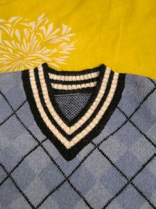 Argyle Knit Vest