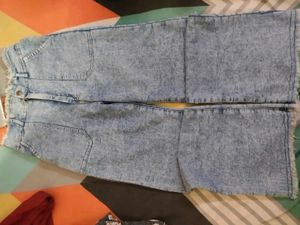 Wash Wide blue Leg Jeans