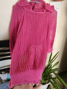 hoodie Knit Sweater