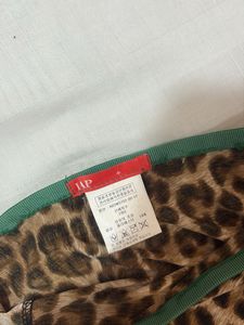body hugging cheetah skirt
