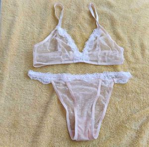 Sheer Lace Lingerie Set